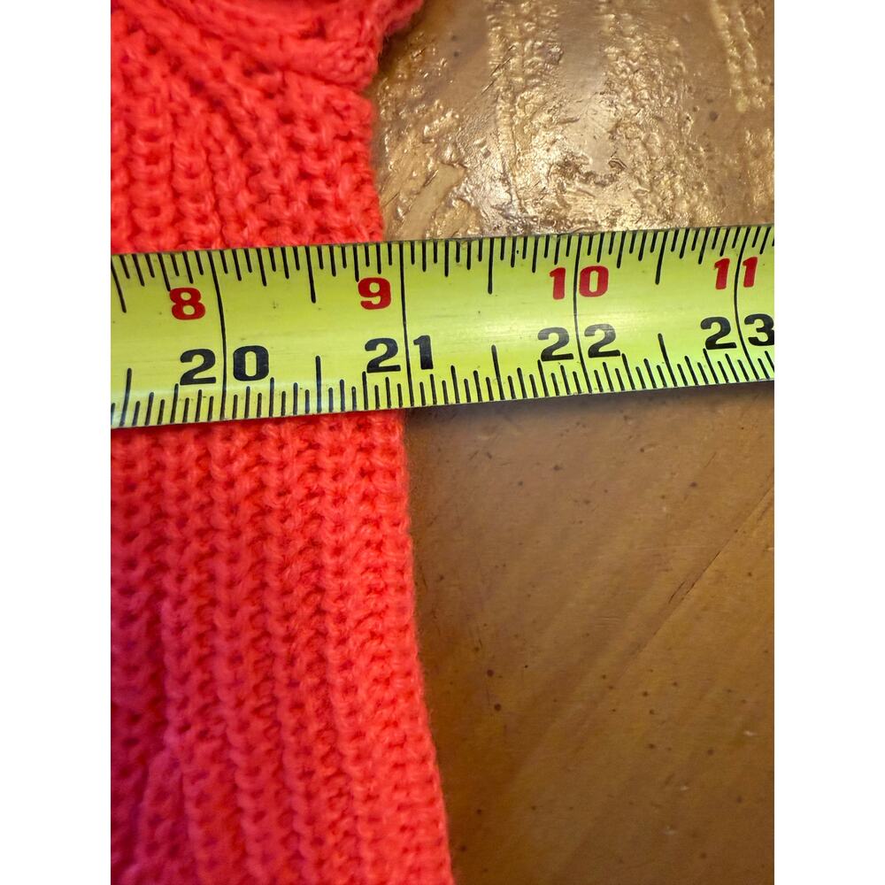 Lilly Pulitzer Luletta Balloon Sleeve Knit Sweater Spicy Coral Size XL - Picture 10 of 11